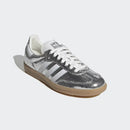 SAMBA OG Silver Metallic Cracked – Leather Confortável
