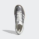 SAMBA OG Silver Metallic Cracked – Leather Confortável