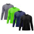 Kit 4 Camiseta Masculina Segunda Pele Proteção Solar UV Térmica Praia Manga Longa Blusa – Camisa Premium