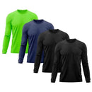 Kit 4 Camiseta Masculina Segunda Pele Proteção Solar UV Térmica Praia Manga Longa Blusa – Camisa Premium
