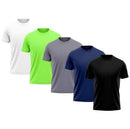 Kit 5 Camiseta Masculina Dry Proteção Solar UV Térmica Academia Treino Camisa Praia – Camisetas Confortável