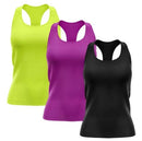 Kit 3 Regata Nadador Feminina Dry Proteção Solar UV Fitness Academia Treino Blusinha – Regatas Confortável
