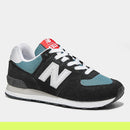 Tênis 574 V2 – Preto+Azul Black