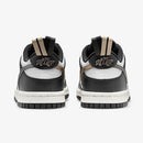 Dunk Low Black/White – Metallic Confortável